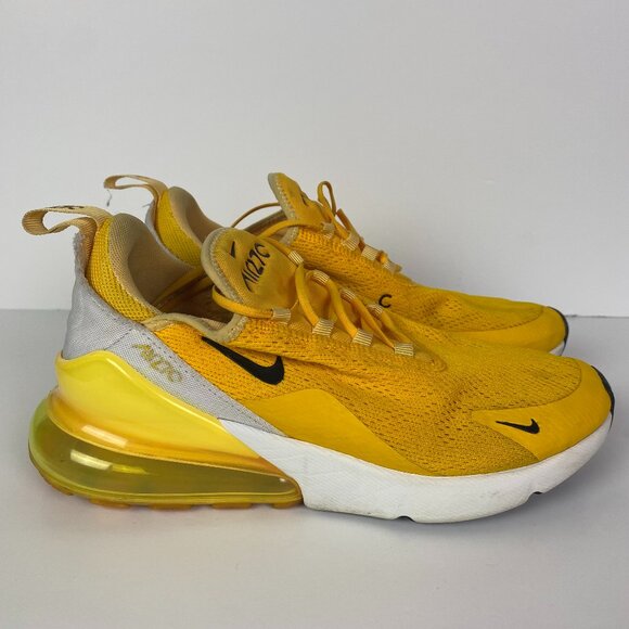 Nike Air Max 270 University Gold Women's Size 8 Shoes Sneakers Yellow Running - Picture 3 of 16